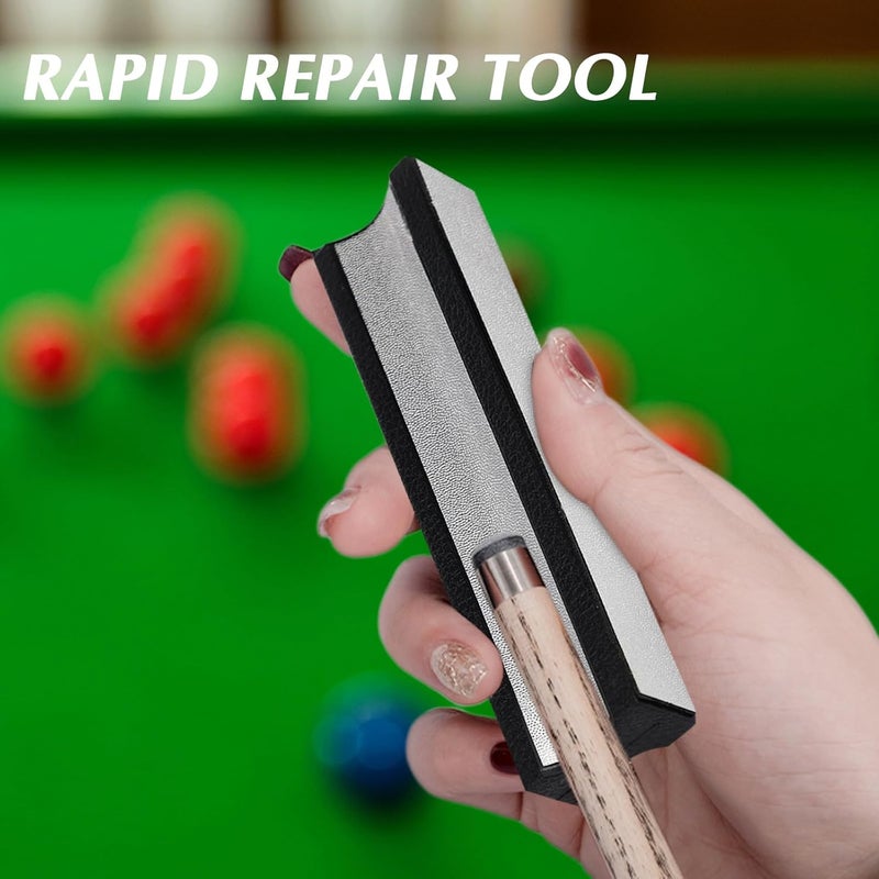 SAMIQU Pool Cue Tips Shaper - Multifunctional Pool Stick Rapid Repair Tool and Polish - Billiards Accessories for Every Enthusiast - Image 4